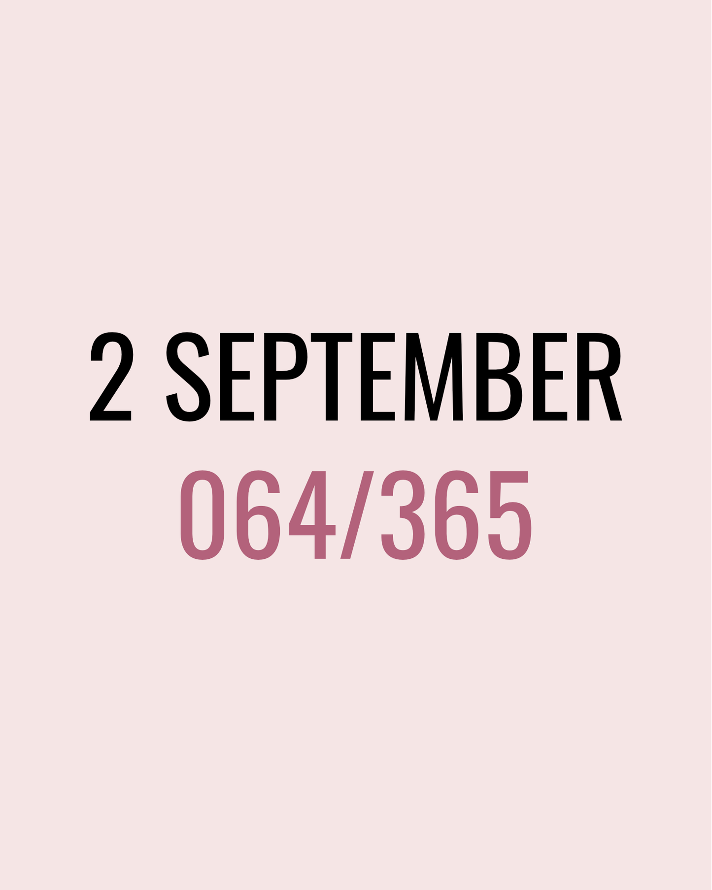 2 September – 064/365