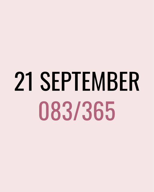 21 September – 083/365