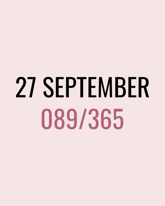 27 September – 089/365