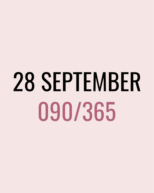 28 September – 090/365
