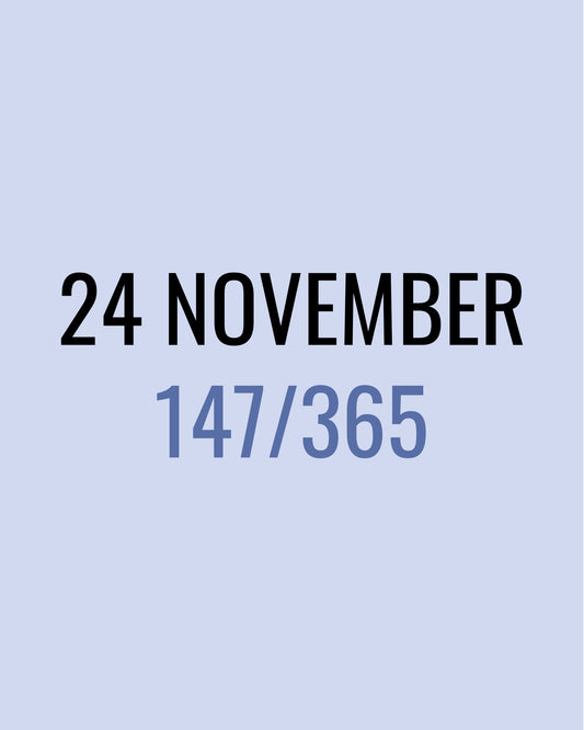 24 November – 147/365