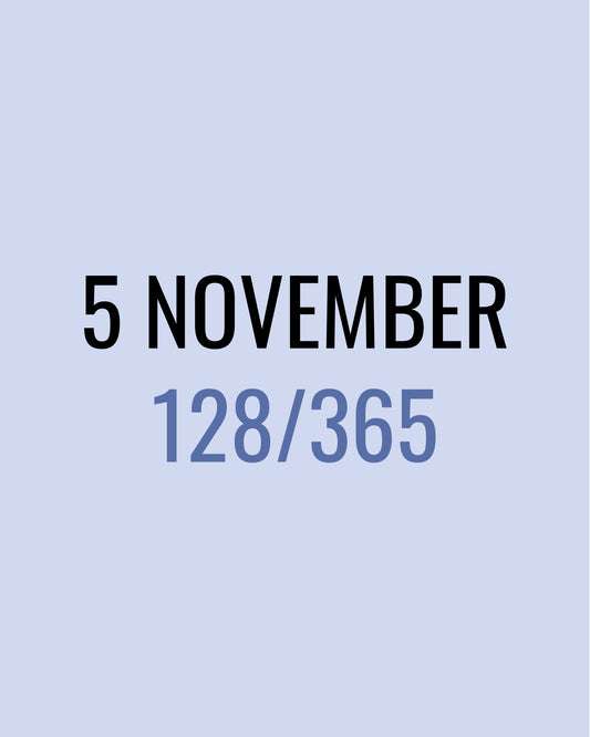 5 November – 128/365