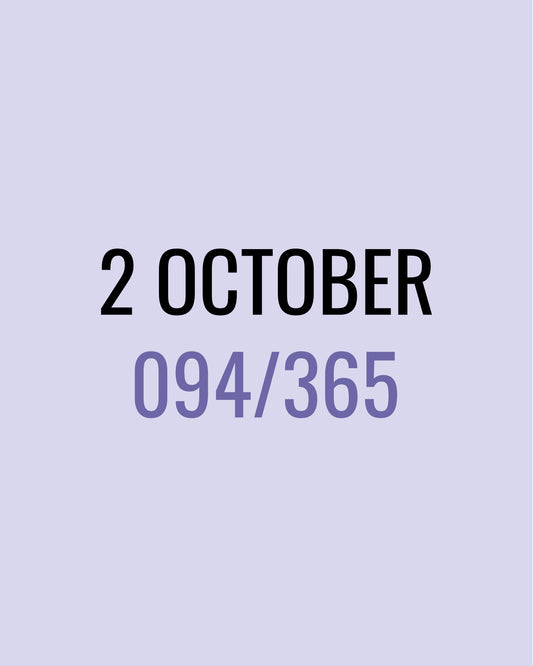 2 October – 093/365
