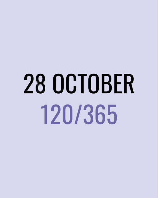 28 October – 120/365