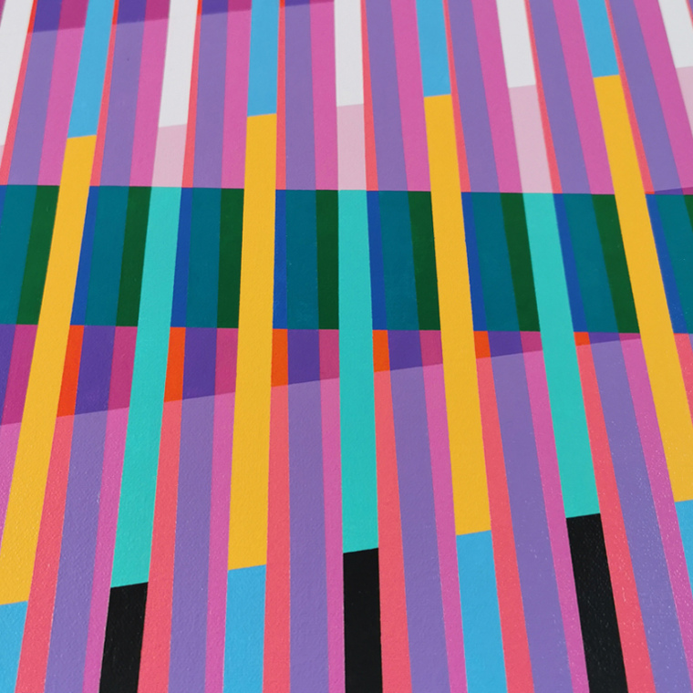 Close up of Lux (Turquoise) by Victoria Mardon