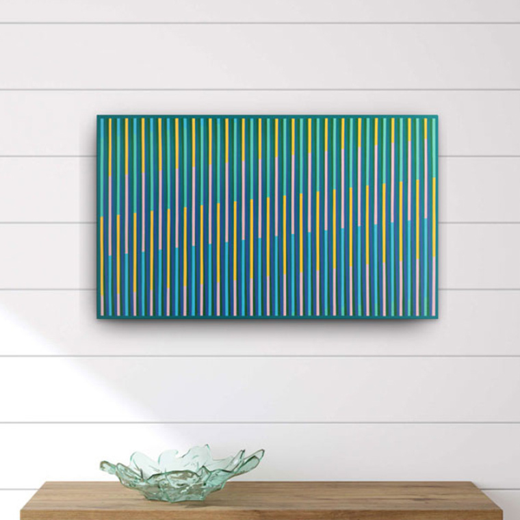 Forty-One (Green) by Victoria Mardon in situ