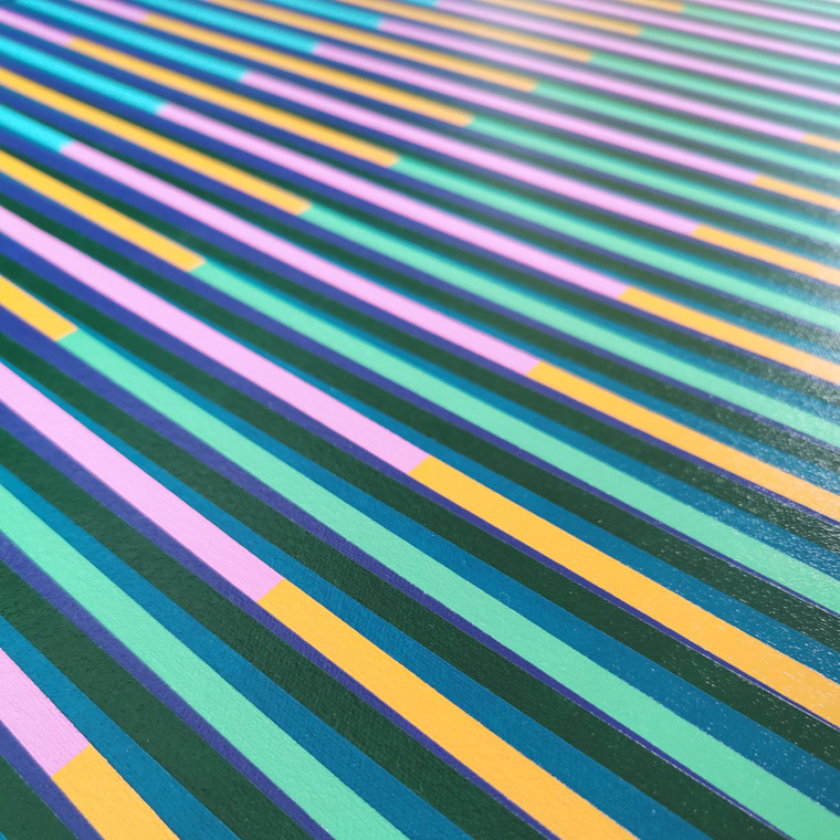 Close up of Forty-One (Green) by Victoria Mardon